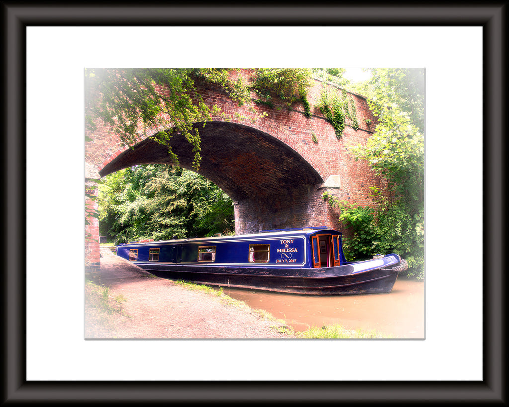 Canal Boat Personalized Art