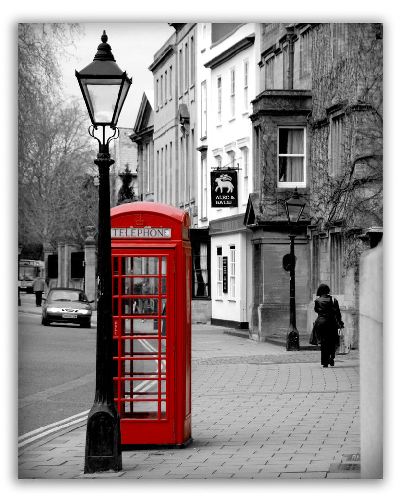 british phone booth art