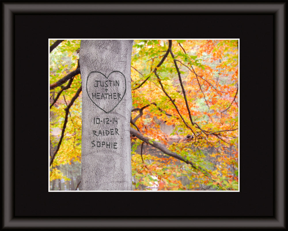 personalized tree art autumn