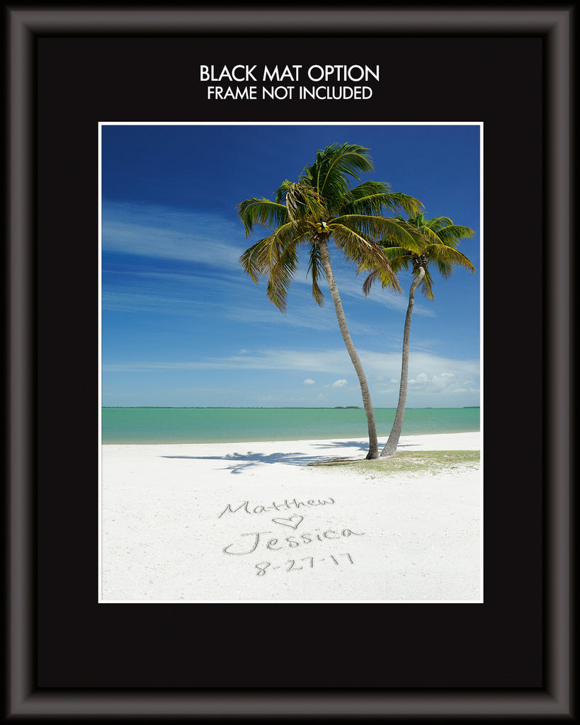 Tropical Beach Personalized Wall Art