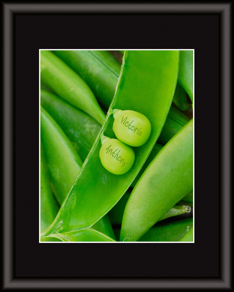 peas in a pod personalized art
