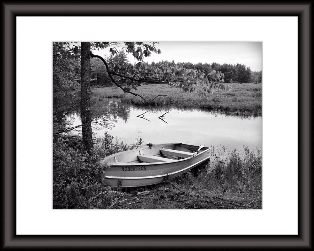 personalized rowboat print