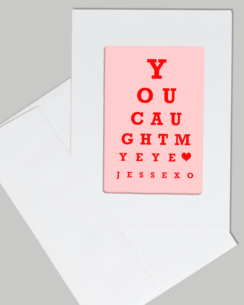 Eye Chart Card