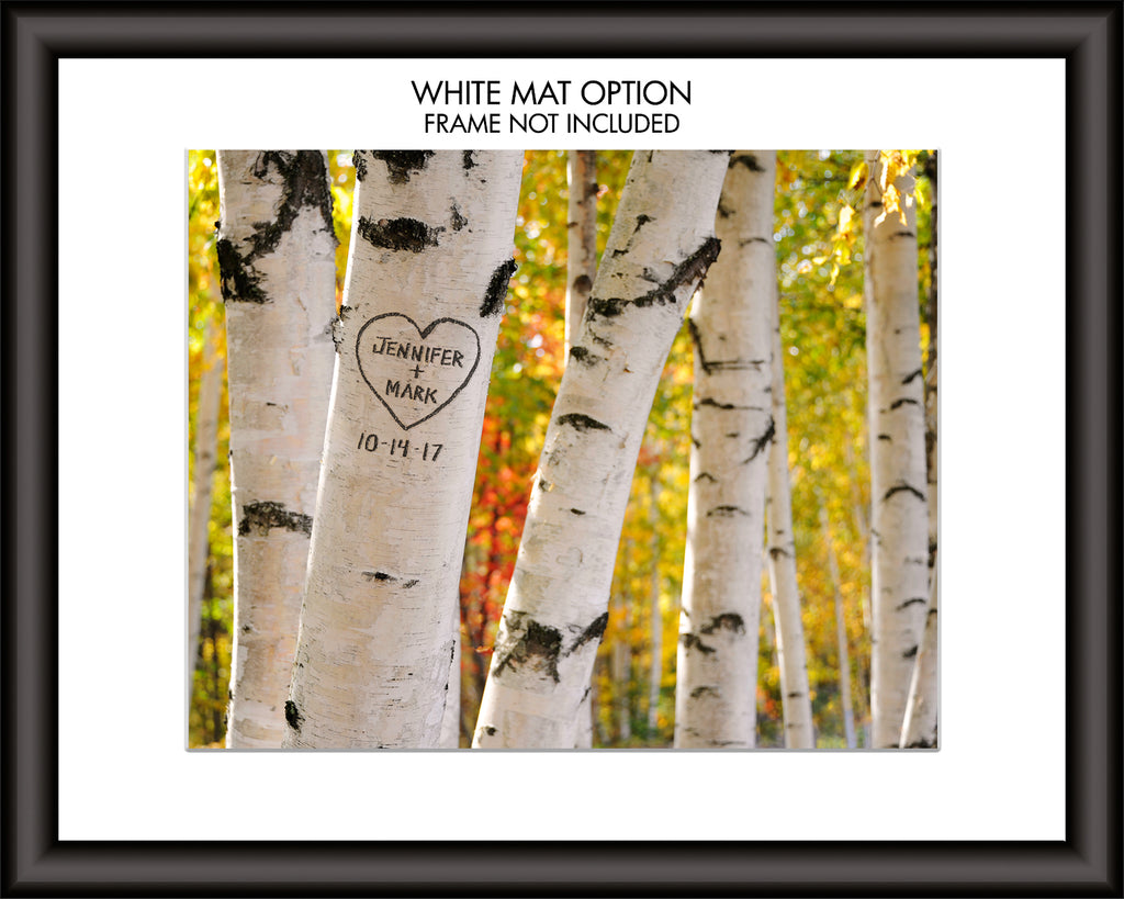 personalized birch tree art