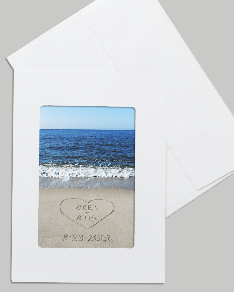 Beach Romance Custom Card
