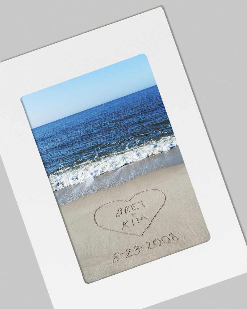 Beach Romance Custom Card