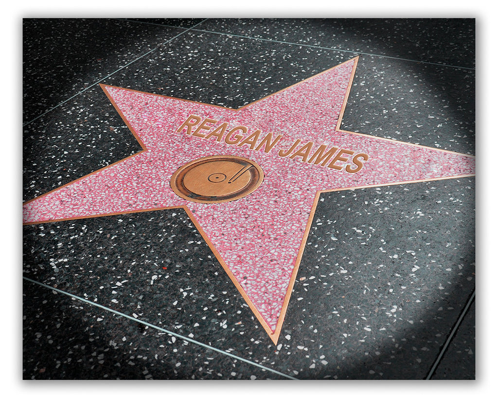 personalized hollywood walk of fame star