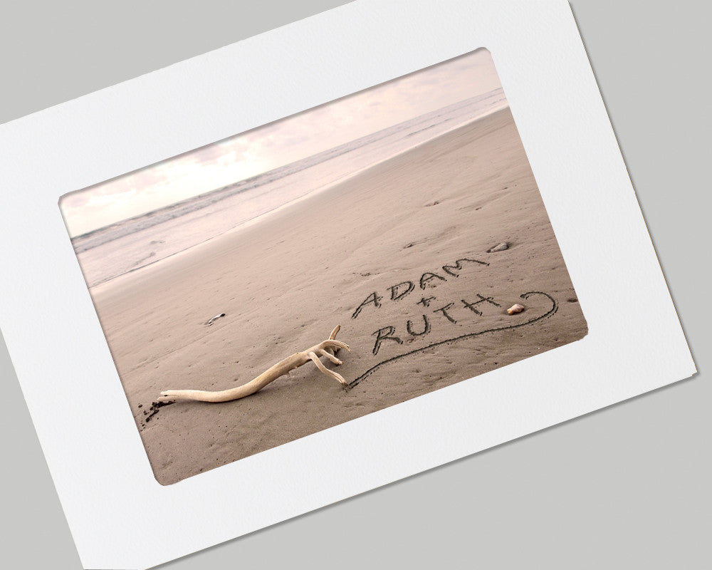 personalized  beach card