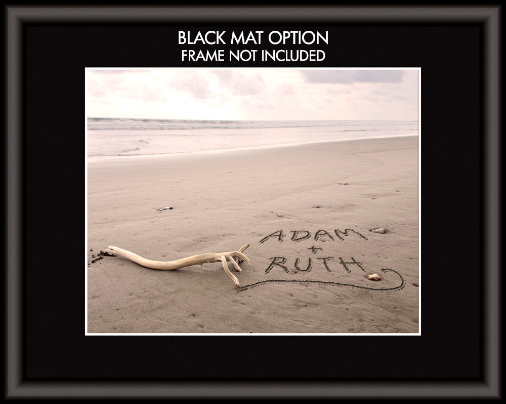 Names in the Sand Wall Art