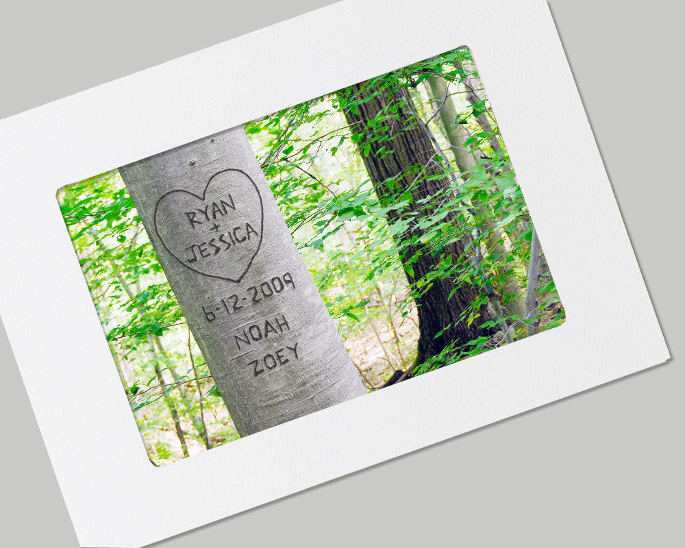 personalized summer love tree card