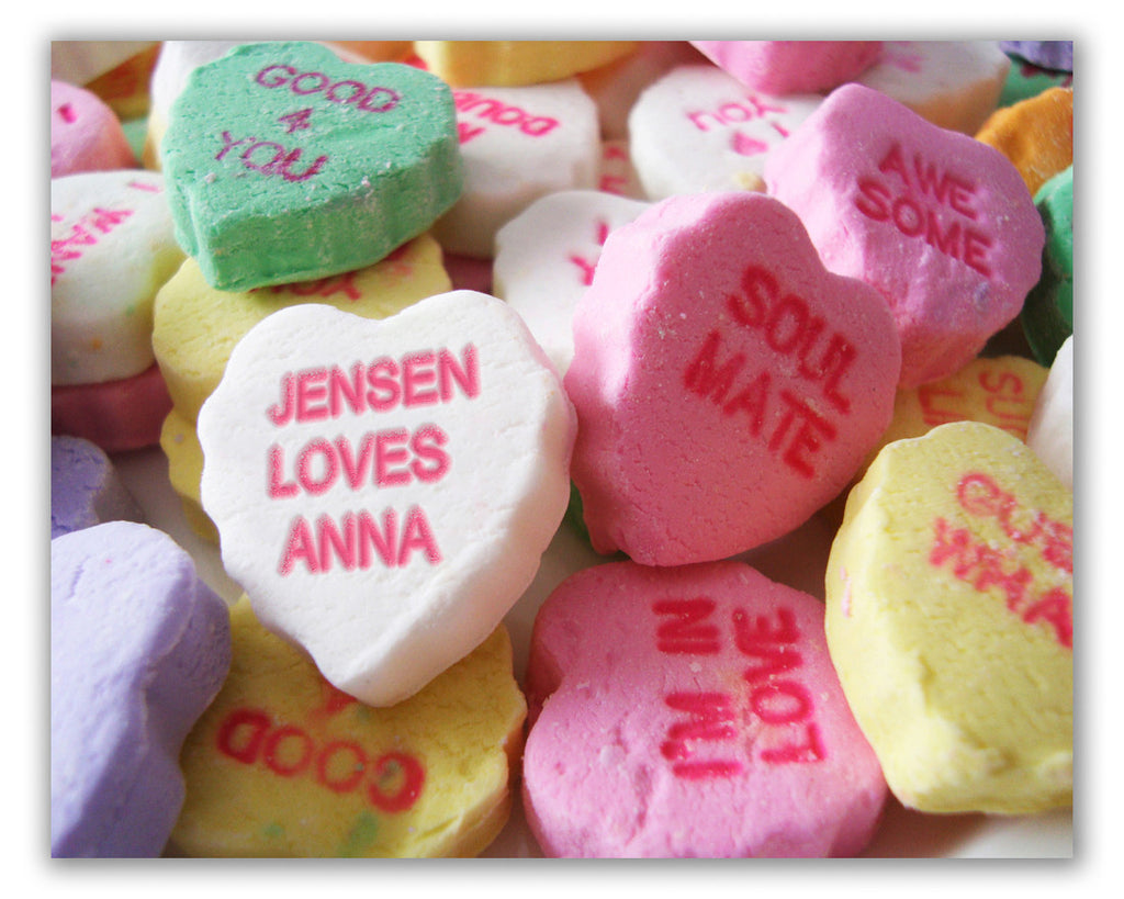 personalized candy print