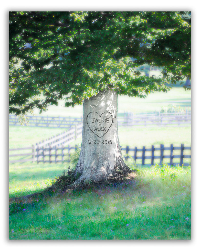 personalized tree canvas art